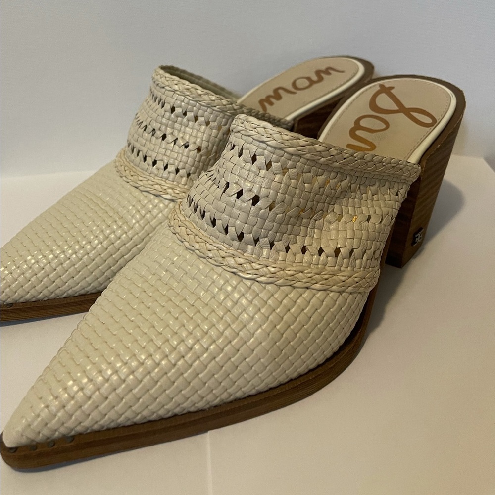 Sam Edelman size 7 pointed heel mule